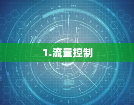 1.流量控制 1.流量控制