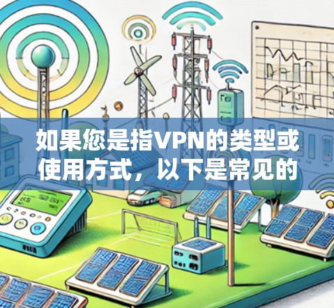 如果您是指VPN的类型或使用方式,以下是常见的VPN类型和特点