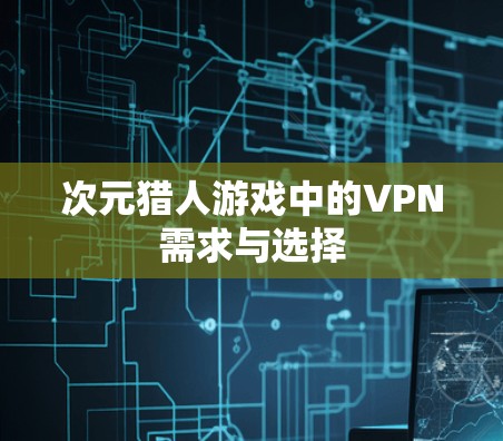 次元猎人游戏中的VPN需求与选择