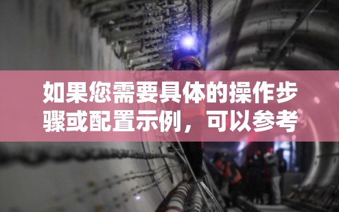 如果您需要具体的操作步骤或配置示例,可以参考以下步骤 如果您需要具体的操作步骤或配置示例,可以参考以下步骤