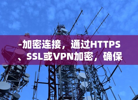 -加密连接,通过HTTPS、SSL或VPN加密,确保数据传输的安全性 -加密连接,通过HTTPS、SSL或VPN加密,确保数据传输的安全性