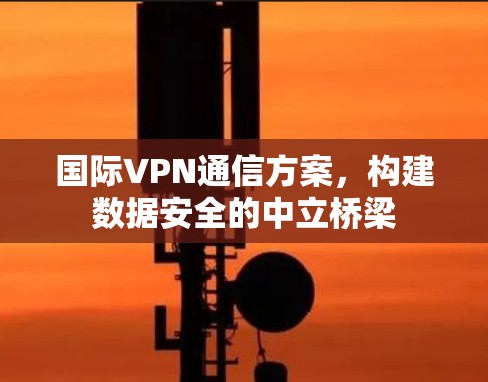 国际VPN通信方案,构建数据安全的中立桥梁 国际VPN通信方案,构建数据安全的中立桥梁