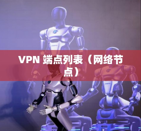 VPN 端点列表(网络节点) VPN 端点列表(网络节点)