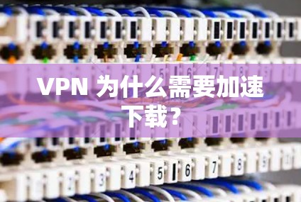 VPN 为什么需要加速下载?